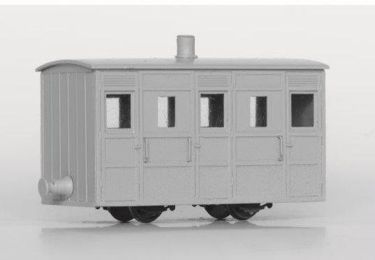 DM43 Festiniog & Blaenau 4-Wheel 3rd Class Coach (image for) DM43 Festiniog & Blaenau 4-Wheel 3rd Class Coach