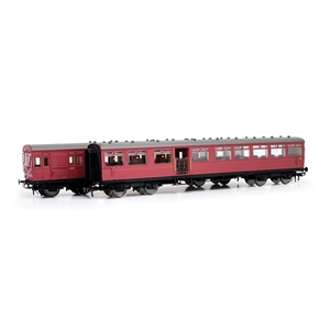 E86001 BR ex LSWR gate stock 2 coach set (image for) E86001 BR ex LSWR gate stock 2 coach set
