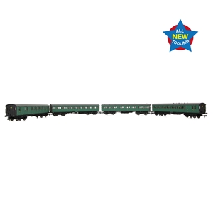 E86024 54ft 'Isle of Wight' 4-Coach Pack BR (SR) Green (image for) E86024 54ft 'Isle of Wight' 4-Coach Pack BR (SR) Green