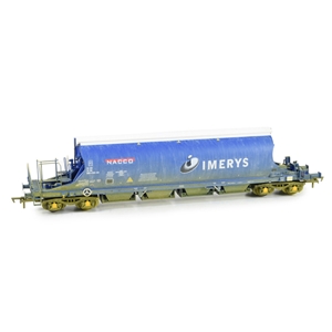 E87025 JIA NACCO wagon Imerys blue weathered (image for) E87025 JIA NACCO wagon Imerys blue weathered