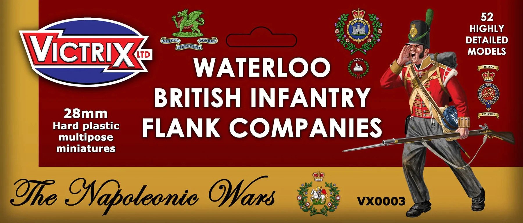 VX0003 Waterloo British Infantry Flank Companies (image for) VX0003 Waterloo British Infantry Flank Companies