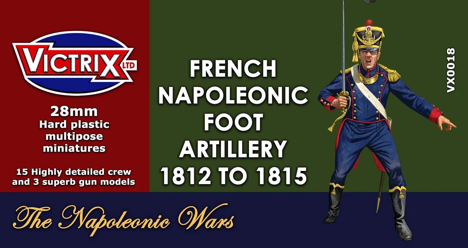 VX0018 Napoleonic French Artillery 1812 to 1815 (image for) VX0018 Napoleonic French Artillery 1812 to 1815