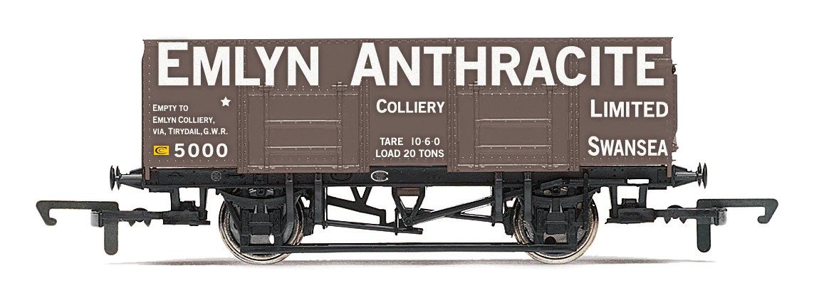 R60111 21T Coal Wagon, Emlyn Anthracite (image for) R60111 21T Coal Wagon, Emlyn Anthracite