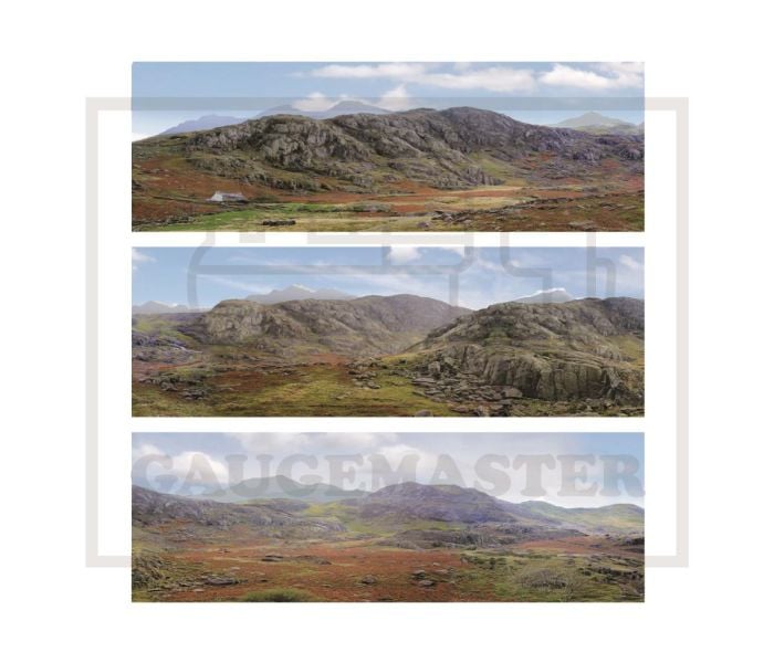 GM710 The Mountains Large Photo Backscene (2744x304mm) (image for) GM710 The Mountains Large Photo Backscene (2744x304mm)