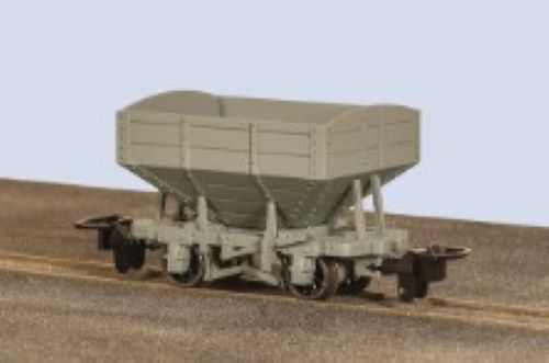 GR-340UG Snailbeach District Railway 4-wheel hopper plain Grey (image for) GR-340UG Snailbeach District Railway 4-wheel hopper plain Grey