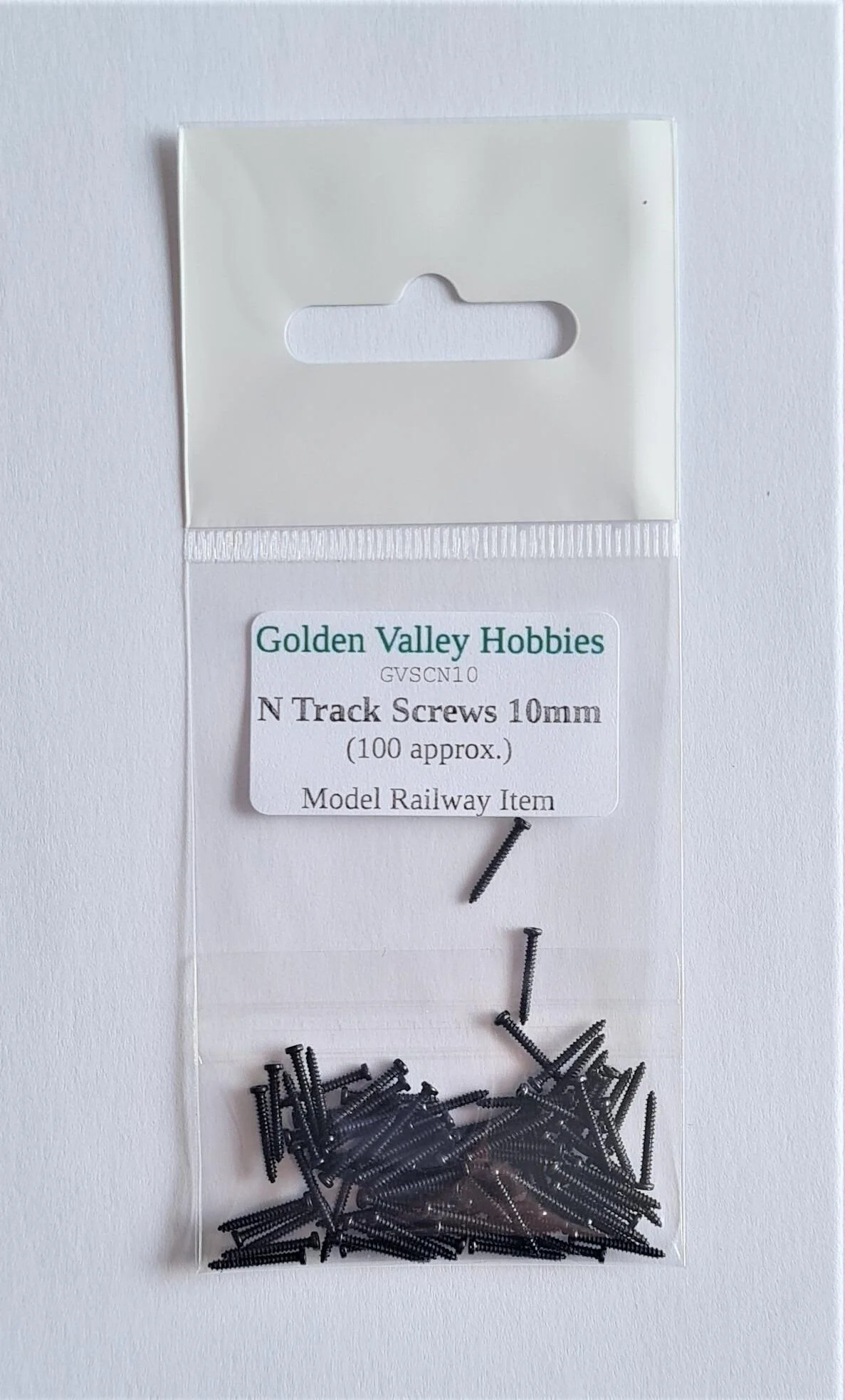 GVSCN10 TRACK SCREWS N GAUGE 10MM LONG (X100) (image for) GVSCN10 TRACK SCREWS N GAUGE 10MM LONG (X100)