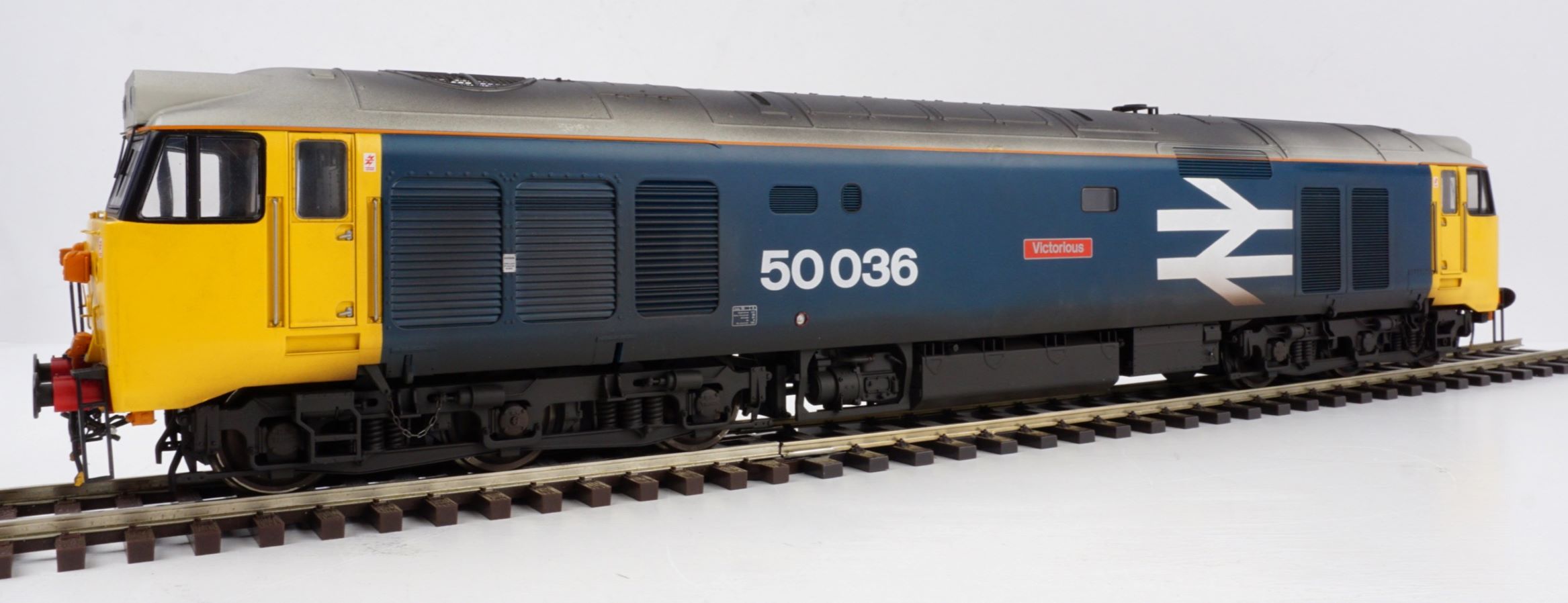 4030 Class 50 BR Blue Large Logo Victorious (Weathered) (image for) 4030 Class 50 BR Blue Large Logo Victorious (Weathered)