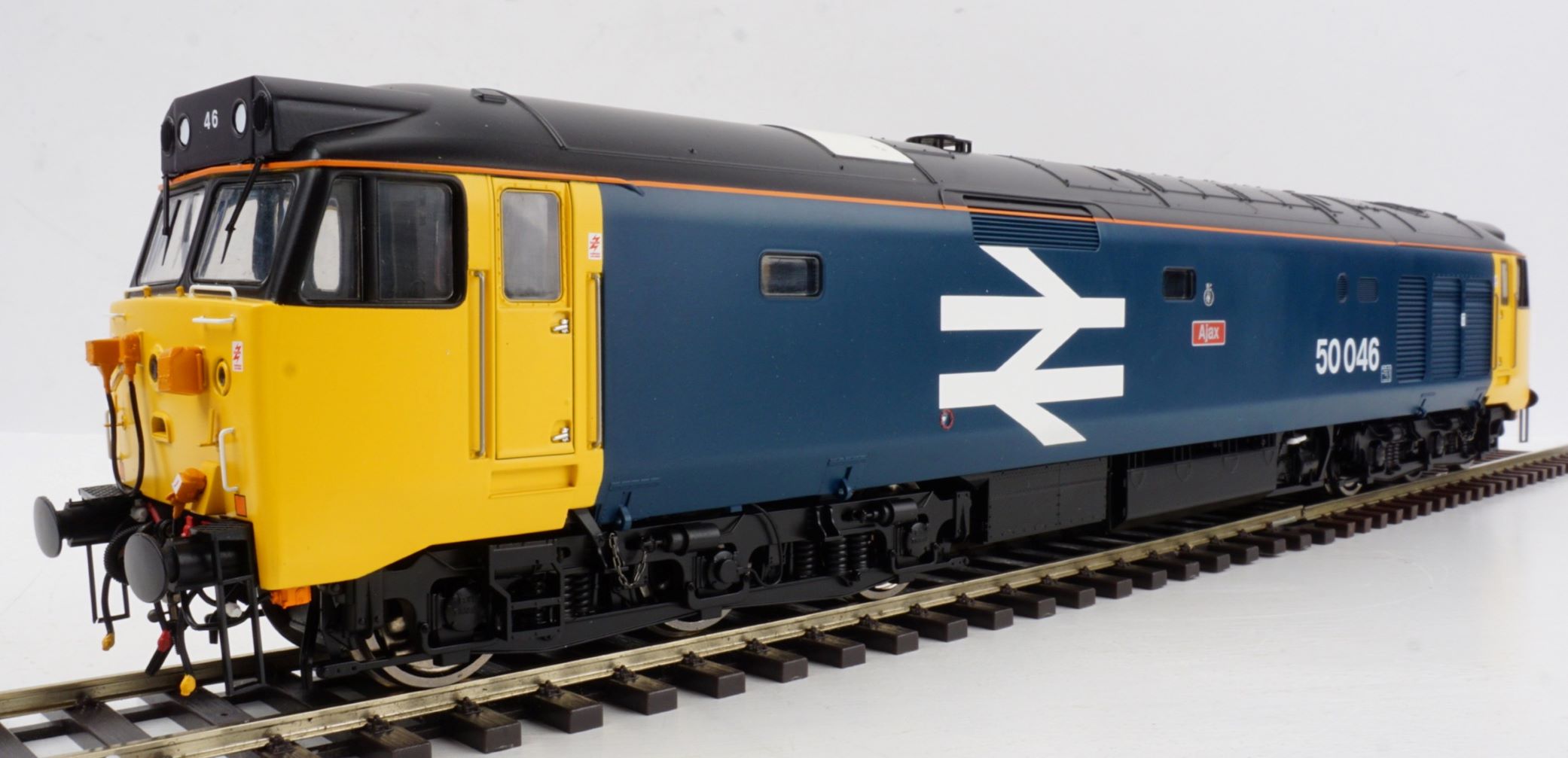 4037 Class 50 BR Blue Large Logo Black Roof Ajax (image for) 4037 Class 50 BR Blue Large Logo Black Roof Ajax