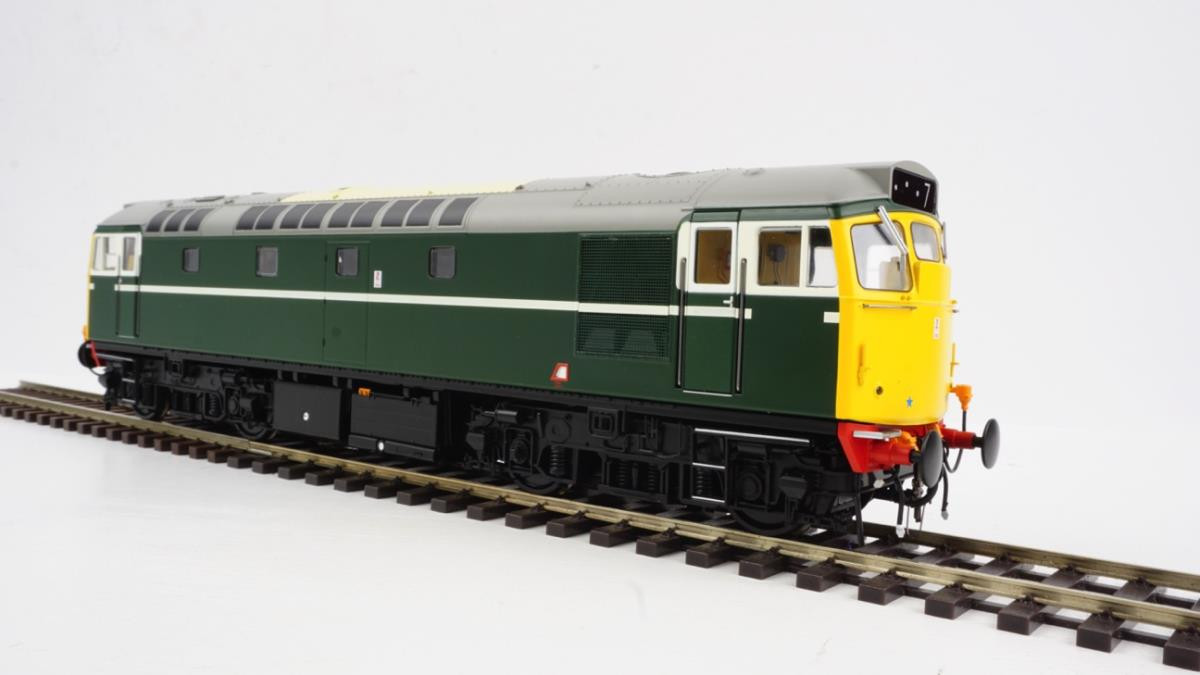 2772 CLASS 27 BR GREEN CREAM LINING/FULL YELLOW ENDS (image for) 2772 CLASS 27 BR GREEN CREAM LINING/FULL YELLOW ENDS