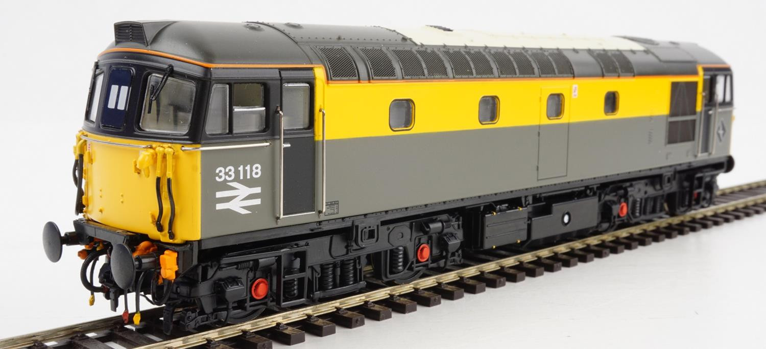 3365 CLASS 33 118 BR CIVIL ENGINEERS GREY/YELLOW (image for) 3365 CLASS 33 118 BR CIVIL ENGINEERS GREY/YELLOW