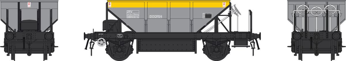 4384 ZFV DOGFISH HOPPER BR DUTCH GREY/YELLOW DB993016 (image for) 4384 ZFV DOGFISH HOPPER BR DUTCH GREY/YELLOW DB993016
