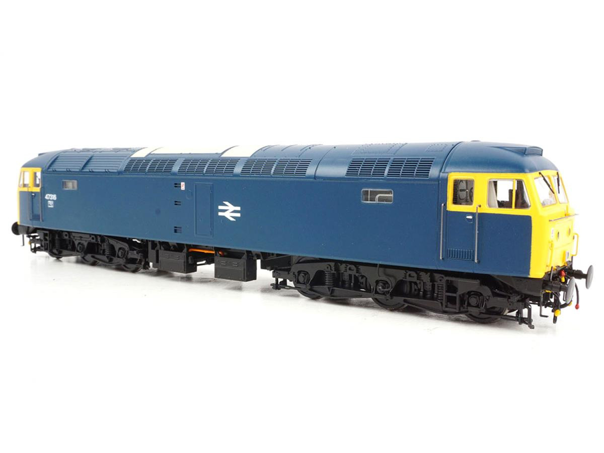 4720 CLASS 47 316 BR BLUE PLATED HEADCODE PANELS (image for) 4720 CLASS 47 316 BR BLUE PLATED HEADCODE PANELS