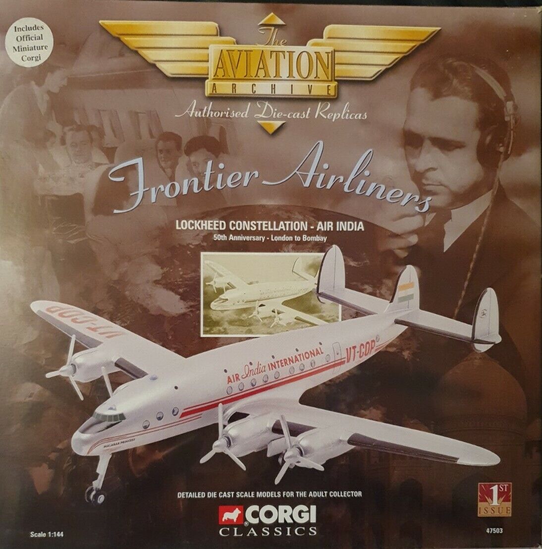 AA47503 Lockheed L-049 Constellation Air India VT-COP (image for) AA47503 Lockheed L-049 Constellation Air India VT-COP