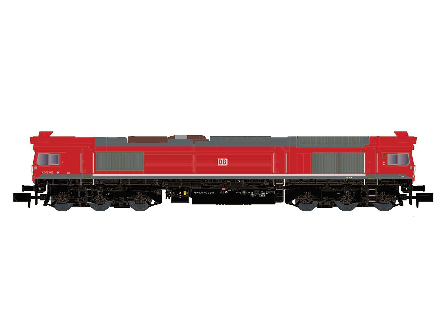10833 DB Cargo Class 77 Diesel Locomotive VI (image for) 10833 DB Cargo Class 77 Diesel Locomotive VI
