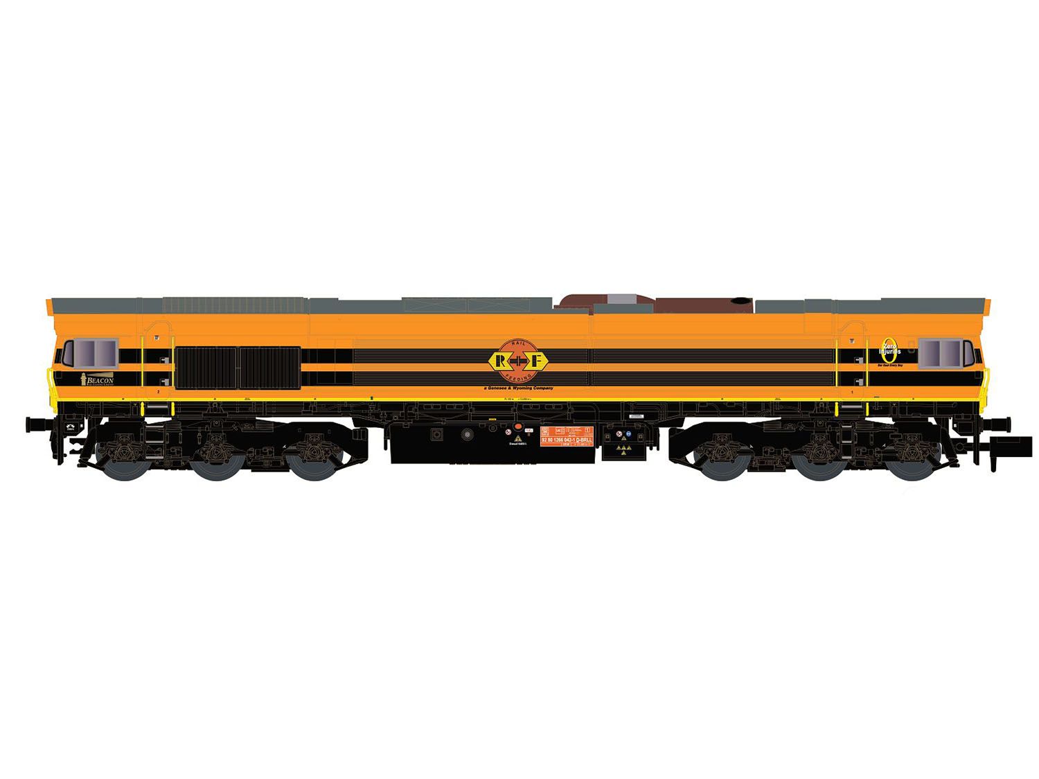 10836 RRF Class 66 Diesel Locomotive VI (image for) 10836 RRF Class 66 Diesel Locomotive VI
