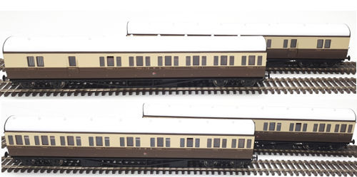 LHT-621 GWR suburban 4 coach set (image for) LHT-621 GWR suburban 4 coach set