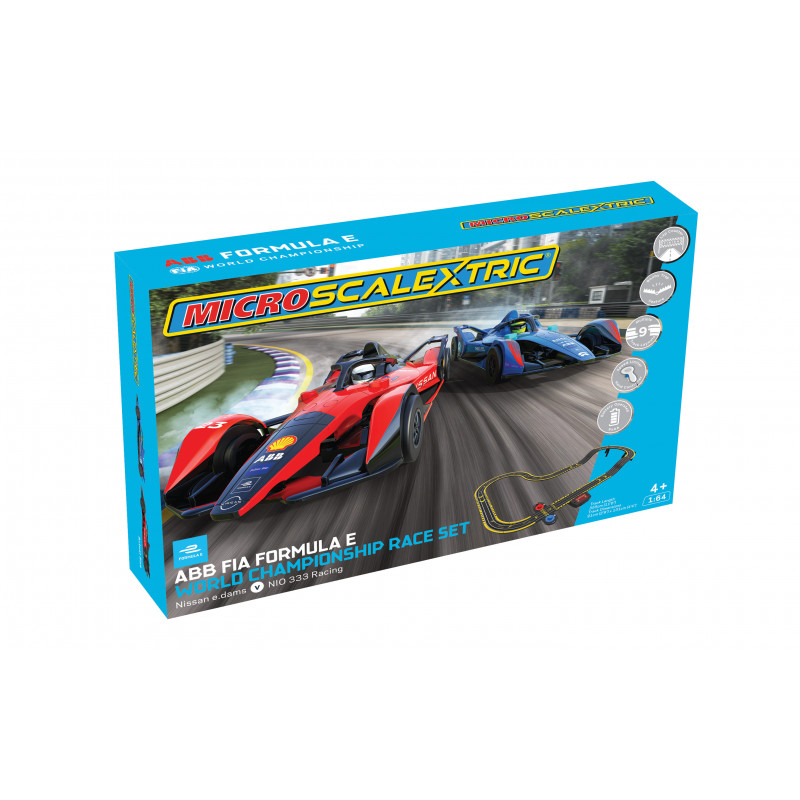 G1179M Micro Scalextric Formula E - Battery Powered Race Set (image for) G1179M Micro Scalextric Formula E - Battery Powered Race Set