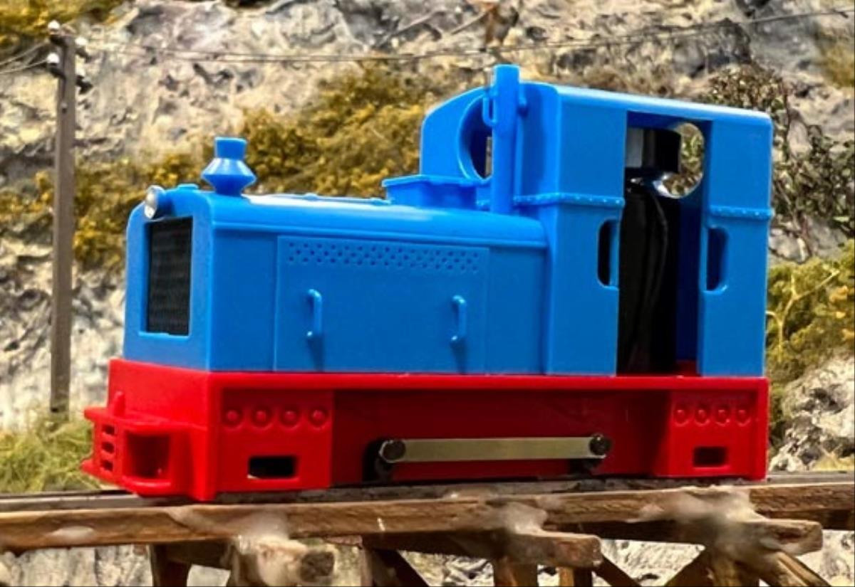 2091 DEUTZ 122F DIESEL LOCOMOTIVE BLUE (image for) 2091 DEUTZ 122F DIESEL LOCOMOTIVE BLUE