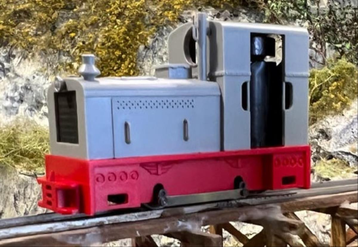 2092 DEUTZ 122F DIESEL LOCOMOTIVE GREY (image for) 2092 DEUTZ 122F DIESEL LOCOMOTIVE GREY
