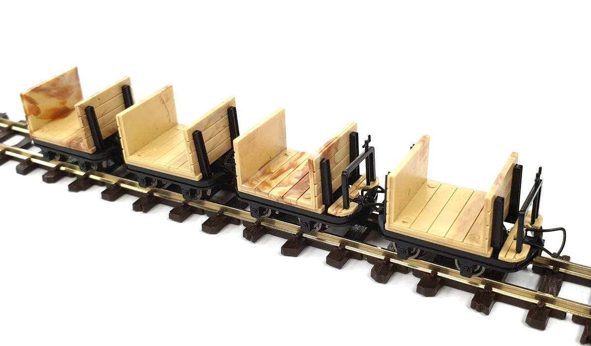 3114 PULPWOOD WAGON SET (4) (image for) 3114 PULPWOOD WAGON SET (4)