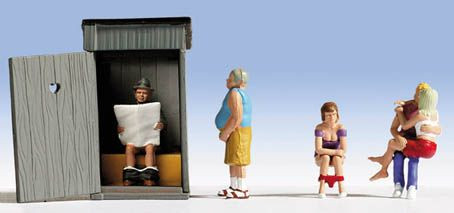 36560 TOILET STORIES (5) FIGURE SET (image for) 36560 TOILET STORIES (5) FIGURE SET