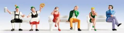 15536 Sitting People HO Gauge Figures Set (image for) 15536 Sitting People HO Gauge Figures Set