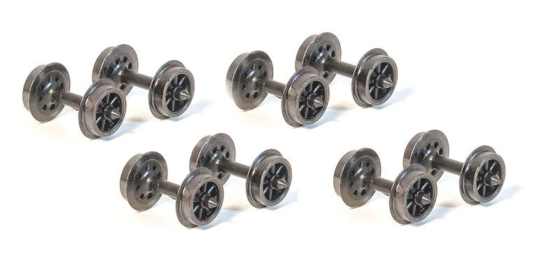NR-134 Peco Spoked Wheels - Pack 8 axles (image for) NR-134 Peco Spoked Wheels - Pack 8 axles