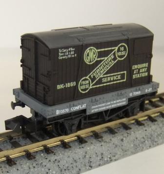 NR-20 GWR container on conflat (image for) NR-20 GWR container on conflat