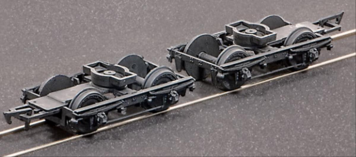 PA108 LNWR 8FT COACH BOGIES & WHEELS (2) (image for) PA108 LNWR 8FT COACH BOGIES & WHEELS (2)