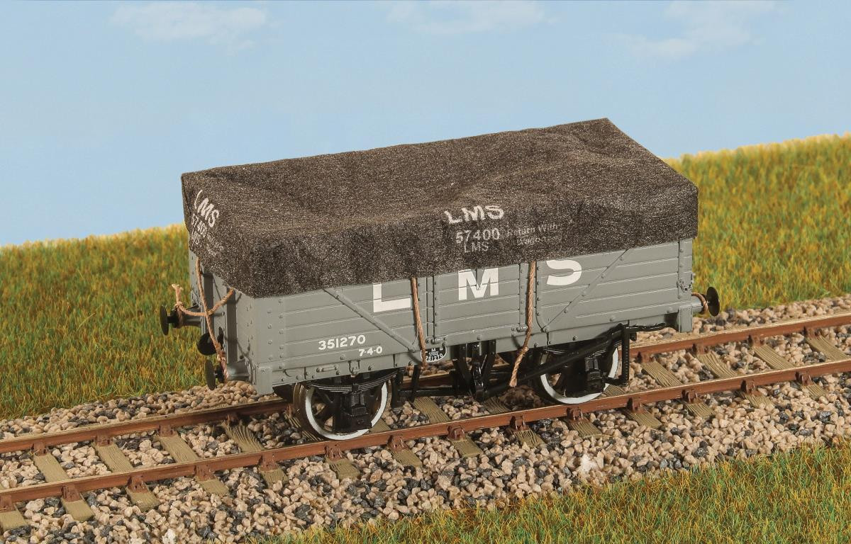 PA62 WAGON TARPAULIN SET (8) LMS (image for) PA62 WAGON TARPAULIN SET (8) LMS