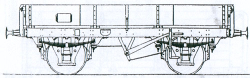 PC45 BR 13T MEDIUM GOODS STEEL BODY GOODS WAGON KIT (image for) PC45 BR 13T MEDIUM GOODS STEEL BODY GOODS WAGON KIT