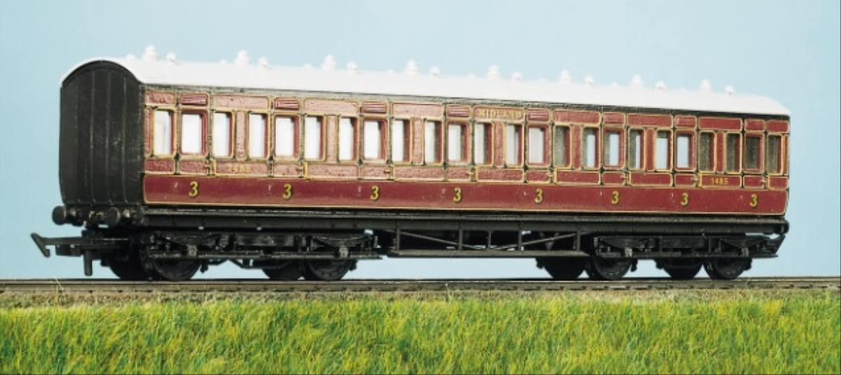 PC710 LMS (EX MR) SUBURBAN 3RD CLASS COACH KIT (image for) PC710 LMS (EX MR) SUBURBAN 3RD CLASS COACH KIT