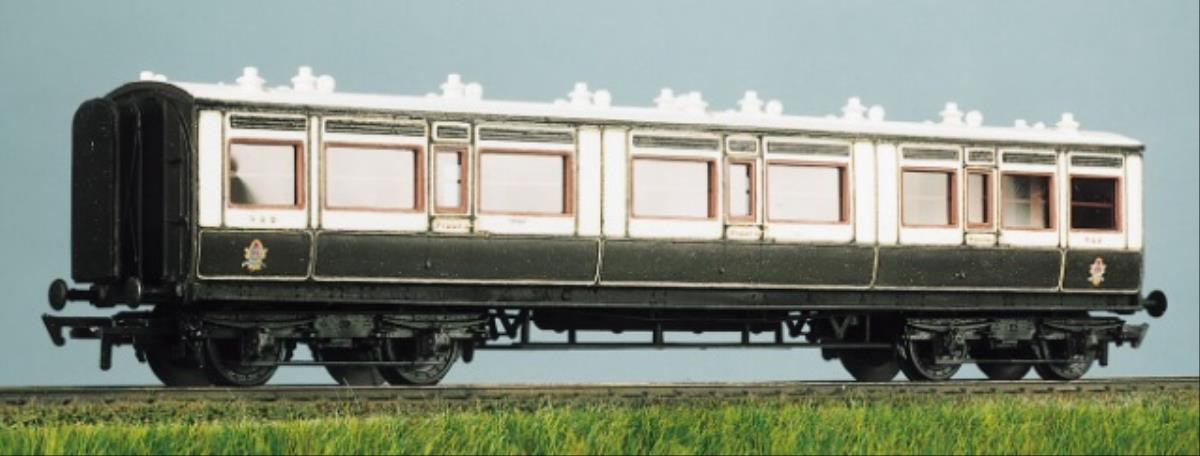 PC732 LMS (EX LNWR) CORRIDOR ARC ROOF COMP. CORRIDOR COACH KIT (image for) PC732 LMS (EX LNWR) CORRIDOR ARC ROOF COMP. CORRIDOR COACH KIT