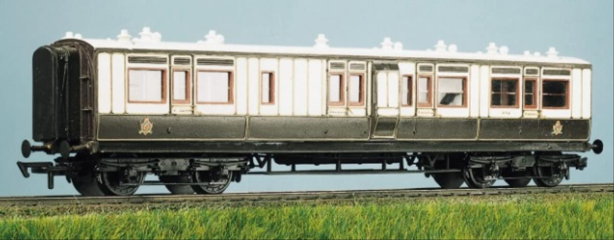 PC734 LMS (EX LNWR) CORRIDOR ARC ROOF 3RD CORRIDOR COACH KIT (image for) PC734 LMS (EX LNWR) CORRIDOR ARC ROOF 3RD CORRIDOR COACH KIT