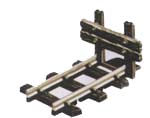 SL440 OO-9/HOe Sleeper Built, Narrow Gauge Buffer Stop (image for) SL440 OO-9/HOe Sleeper Built, Narrow Gauge Buffer Stop