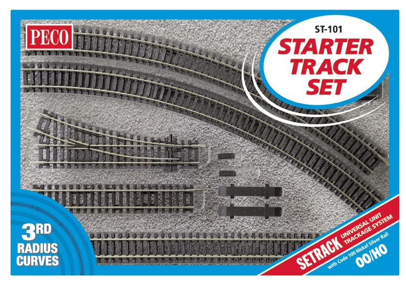 ST101 Setrak starter track set 3rd radius (image for) ST101 Setrak starter track set 3rd radius