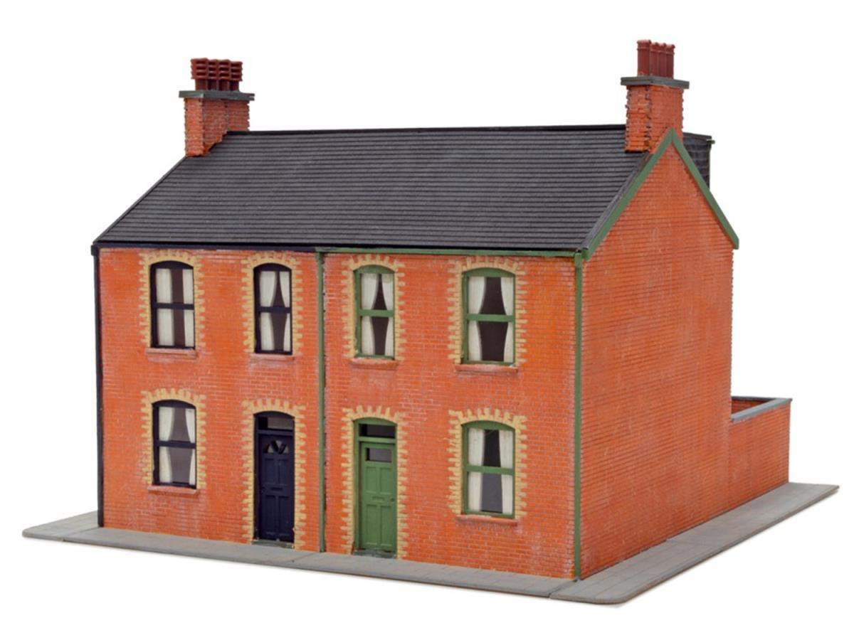 LK-208 VICTORIAN TERRACED HOUSES LINESIDE LASER CUT KIT (image for) LK-208 VICTORIAN TERRACED HOUSES LINESIDE LASER CUT KIT