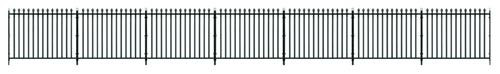 LK-741 GWR SPEAR STRAIGHT FENCES 890MM AND GATES (3) KIT (image for) LK-741 GWR SPEAR STRAIGHT FENCES 890MM AND GATES (3) KIT