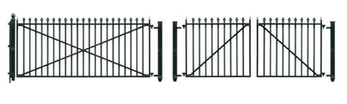 LK-742 GWR SPEAR RAMP FENCES 890MM AND GATES (3) KIT (image for) LK-742 GWR SPEAR RAMP FENCES 890MM AND GATES (3) KIT