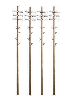 LK-747 TELEGRAPH POLES (6) KIT (image for) LK-747 TELEGRAPH POLES (6) KIT
