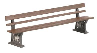 LK-761 GWR STATION SEATS (4) KIT (image for) LK-761 GWR STATION SEATS (4) KIT