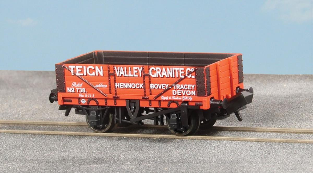 NR-5005P 5 PLANK WAGON 9FT WHEELBASE TEIGN VALLEY GRANITE (image for) NR-5005P 5 PLANK WAGON 9FT WHEELBASE TEIGN VALLEY GRANITE