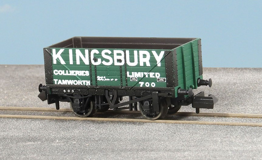 NR-7016P 7 PLANK WAGON KINGSBURY COLLIERIES TAMWORTH (image for) NR-7016P 7 PLANK WAGON KINGSBURY COLLIERIES TAMWORTH