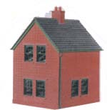 LK14 OO/HO Station Houses Kit (Brick Type, 2 Per Kit) (image for) LK14 OO/HO Station Houses Kit (Brick Type, 2 Per Kit)