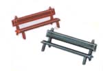 LK25 OO/HO Platform Seats (Green) (image for) LK25 OO/HO Platform Seats (Green)