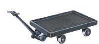 LK-753 O Gauge 4 Wheel Platform Trolley (image for) LK-753 O Gauge 4 Wheel Platform Trolley