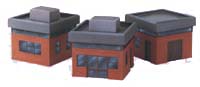 LK81 OO/HO 'Manyways' Office Buildings Kit (image for) LK81 OO/HO 'Manyways' Office Buildings Kit