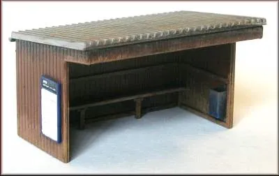 PM111 Station Halt/ Shelter Building (corrugated roof) (image for) PM111 Station Halt/ Shelter Building (corrugated roof)