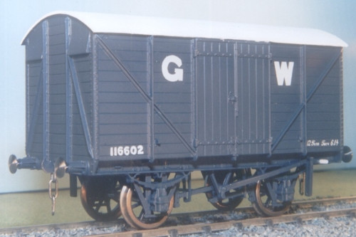 PS24 GWR 12T COVERED GOODS WAGON KIT (image for) PS24 GWR 12T COVERED GOODS WAGON KIT
