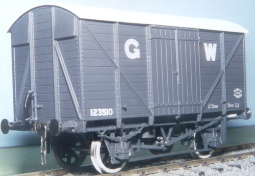 PS26 GWR 12T COVERED GOODS WAGON KIT (image for) PS26 GWR 12T COVERED GOODS WAGON KIT